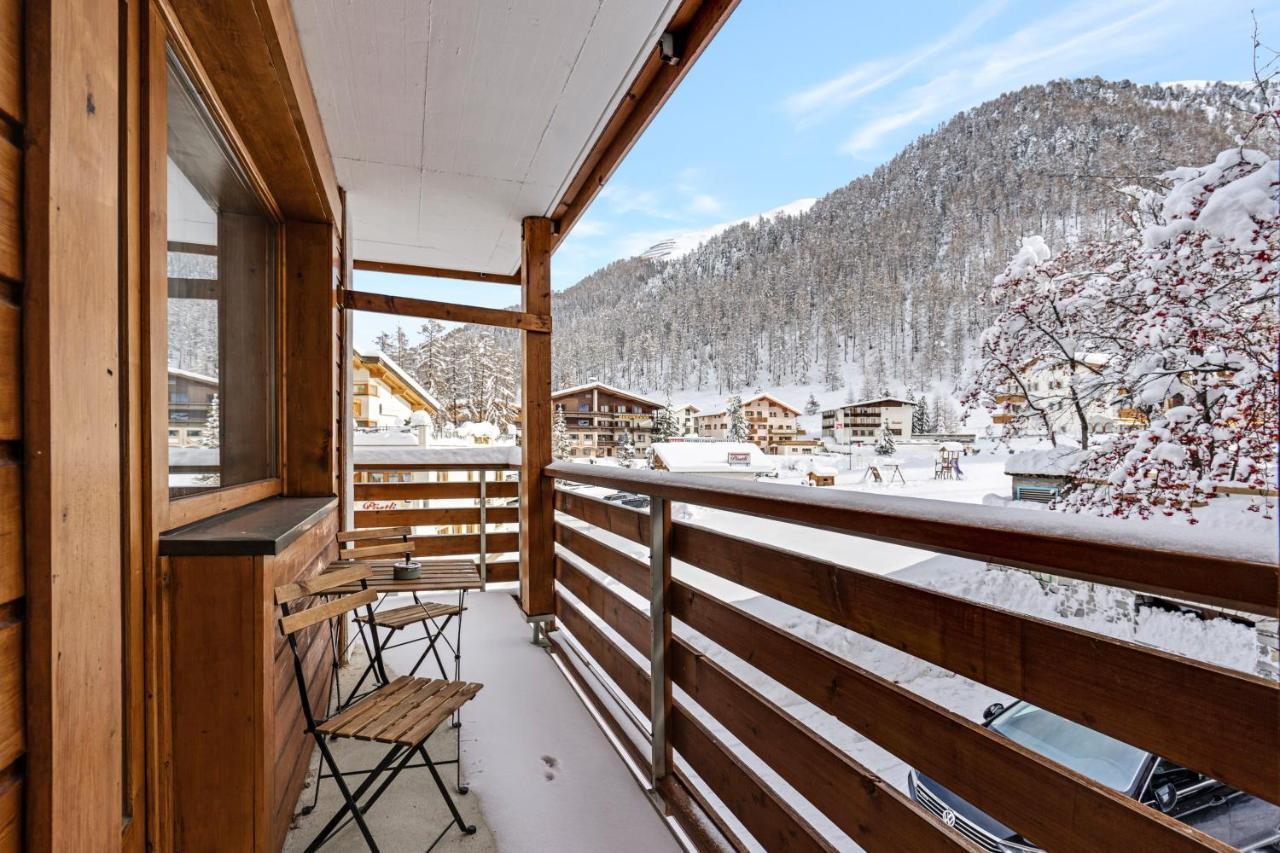 Haus Derby Lägenhet Samnaun Exteriör bild