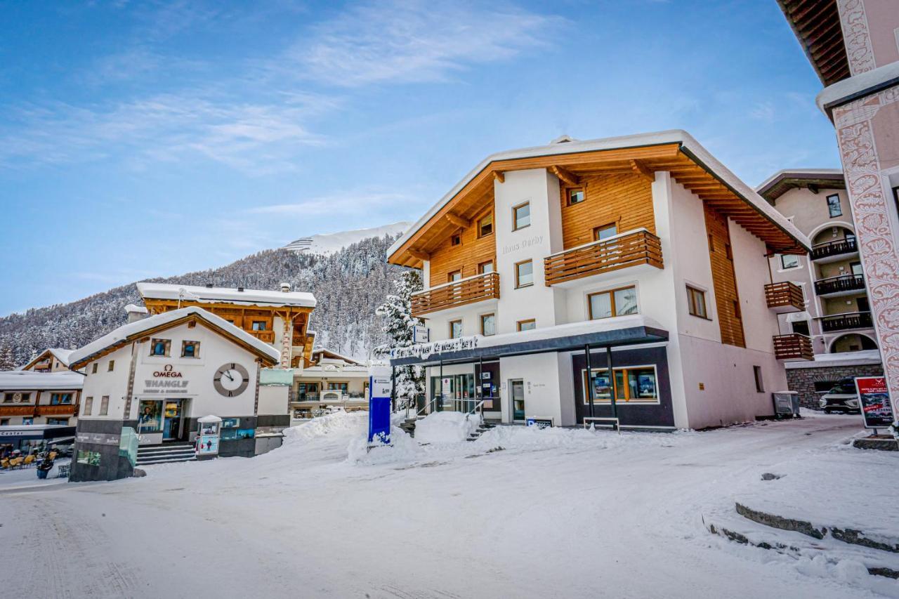 Haus Derby Lägenhet Samnaun Exteriör bild