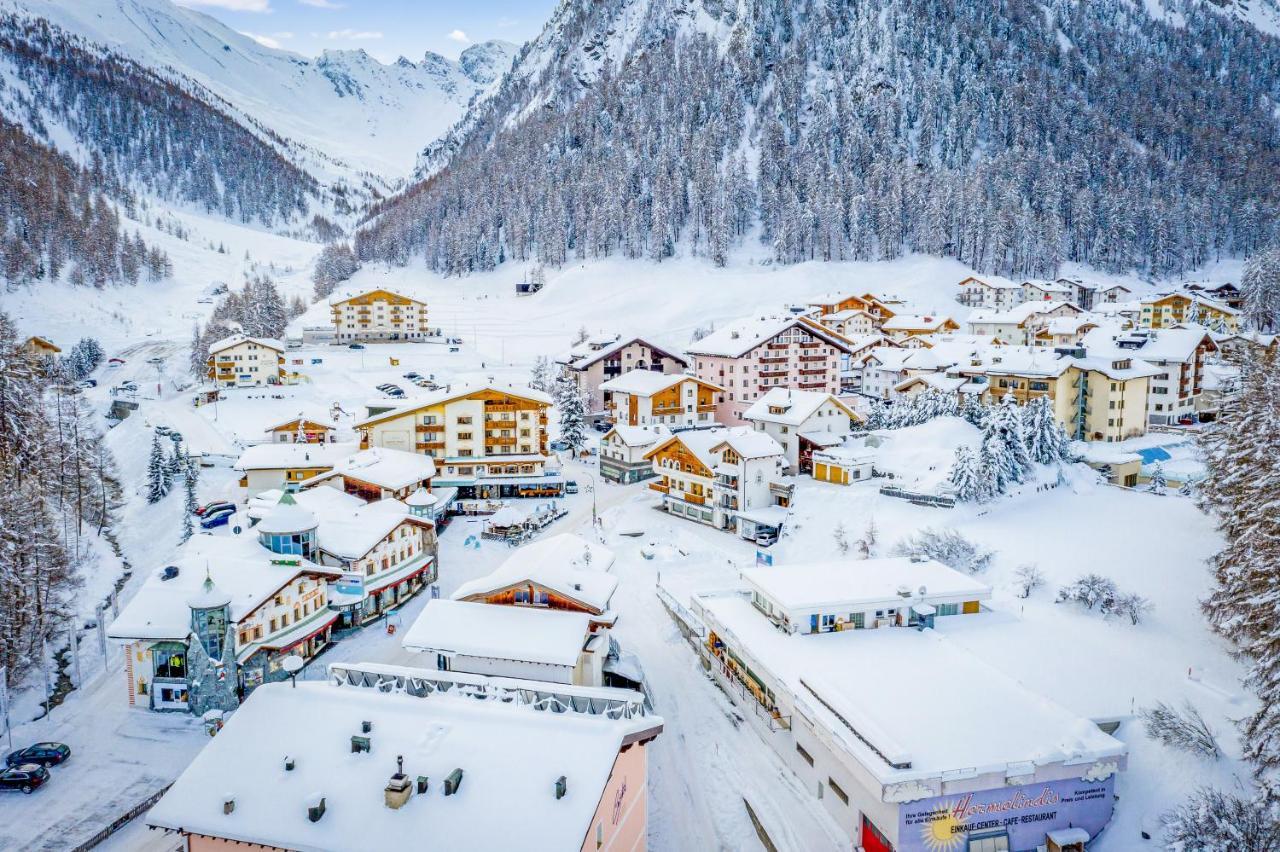 Haus Derby Lägenhet Samnaun Exteriör bild