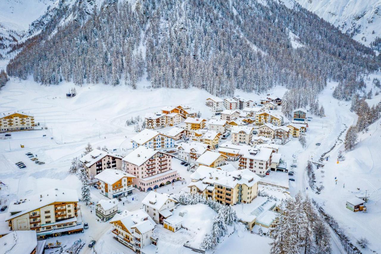 Haus Derby Lägenhet Samnaun Exteriör bild